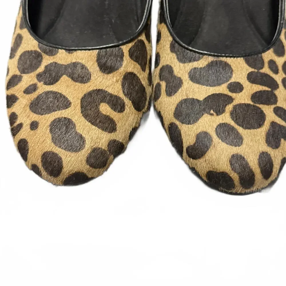 Women’s aersoles leopard print wedge heels‎ size 9.5
